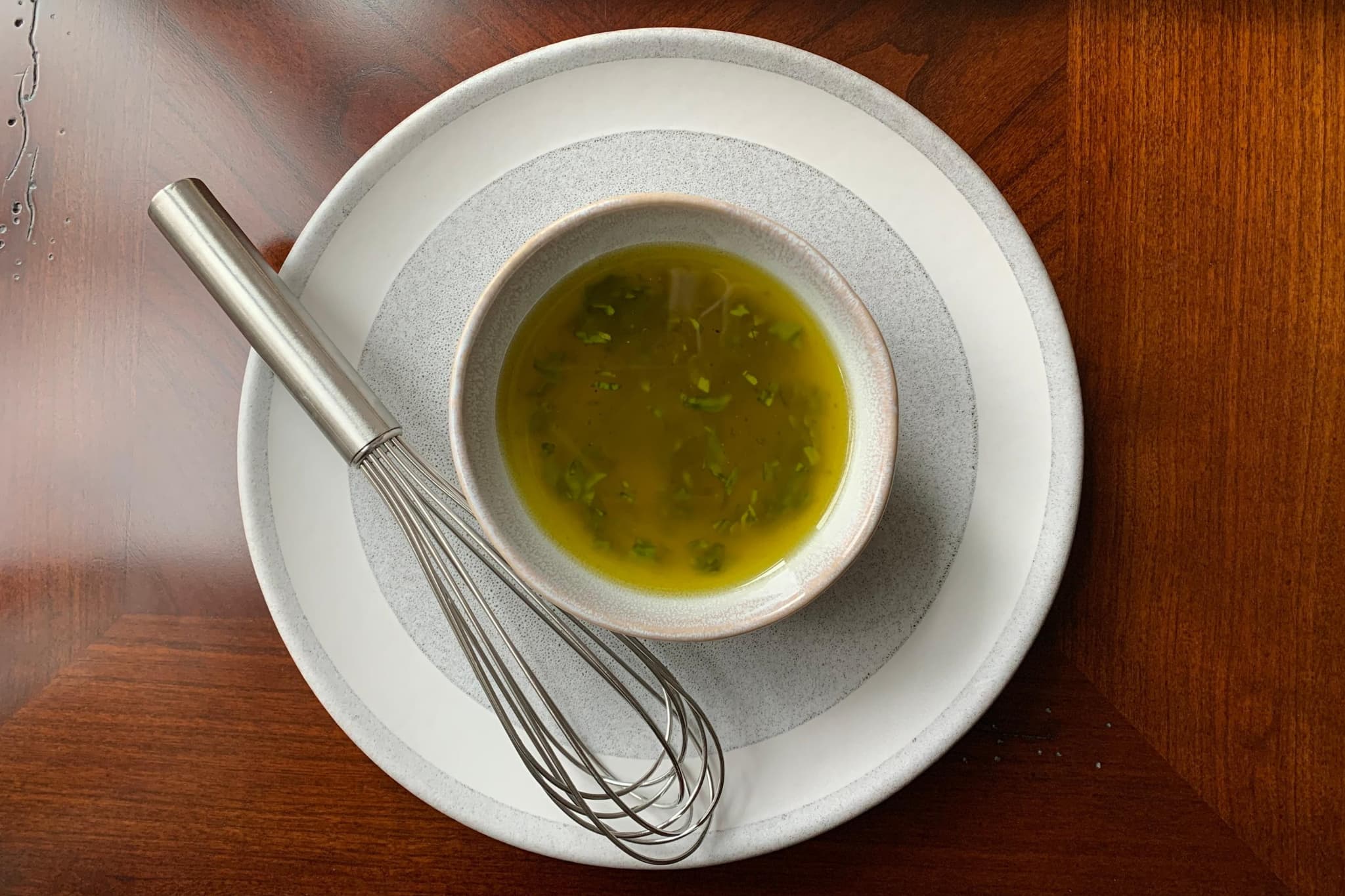 White Balsamic Honey and Basil Vinaigrette Real Food Well