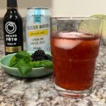 Blackberry Basil and Balsamic Mocktail | Real Food Well