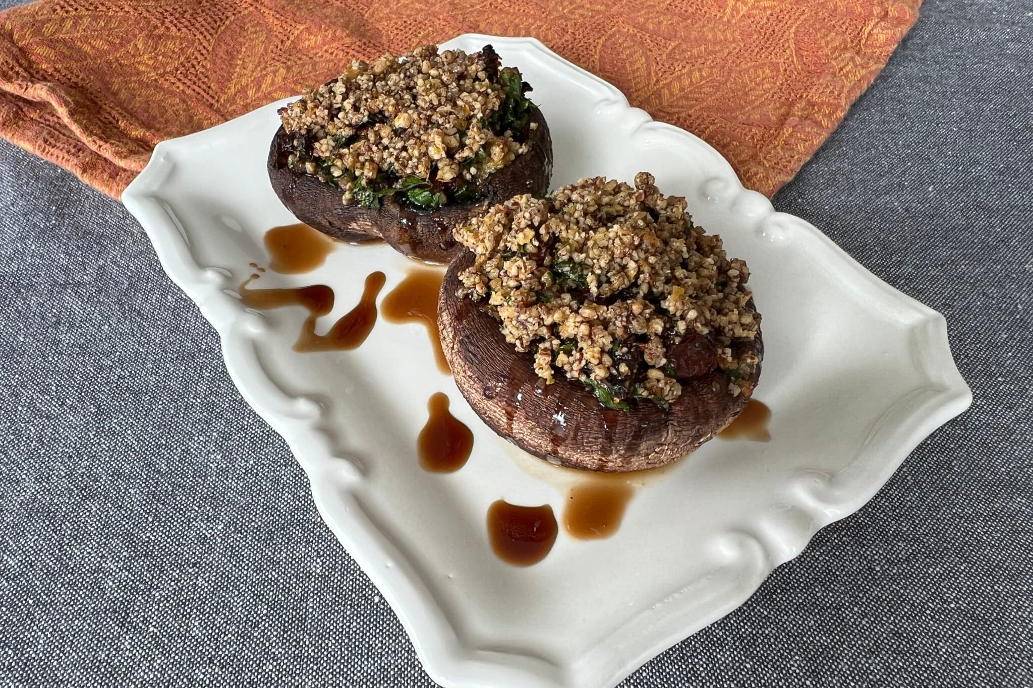 Stuffed Portobello Mushroom Caps – Real Food Well